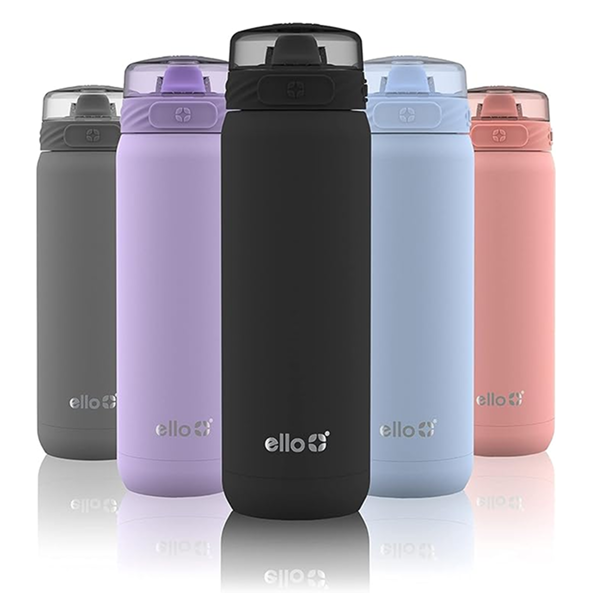 Ello Cooper 22oz Stainless Steel Water Bottle with Straw and Carry Handle